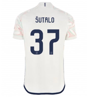 Maillot de foot Ajax Josip Sutalo #37 Extérieur 2023-24 Manches Courte